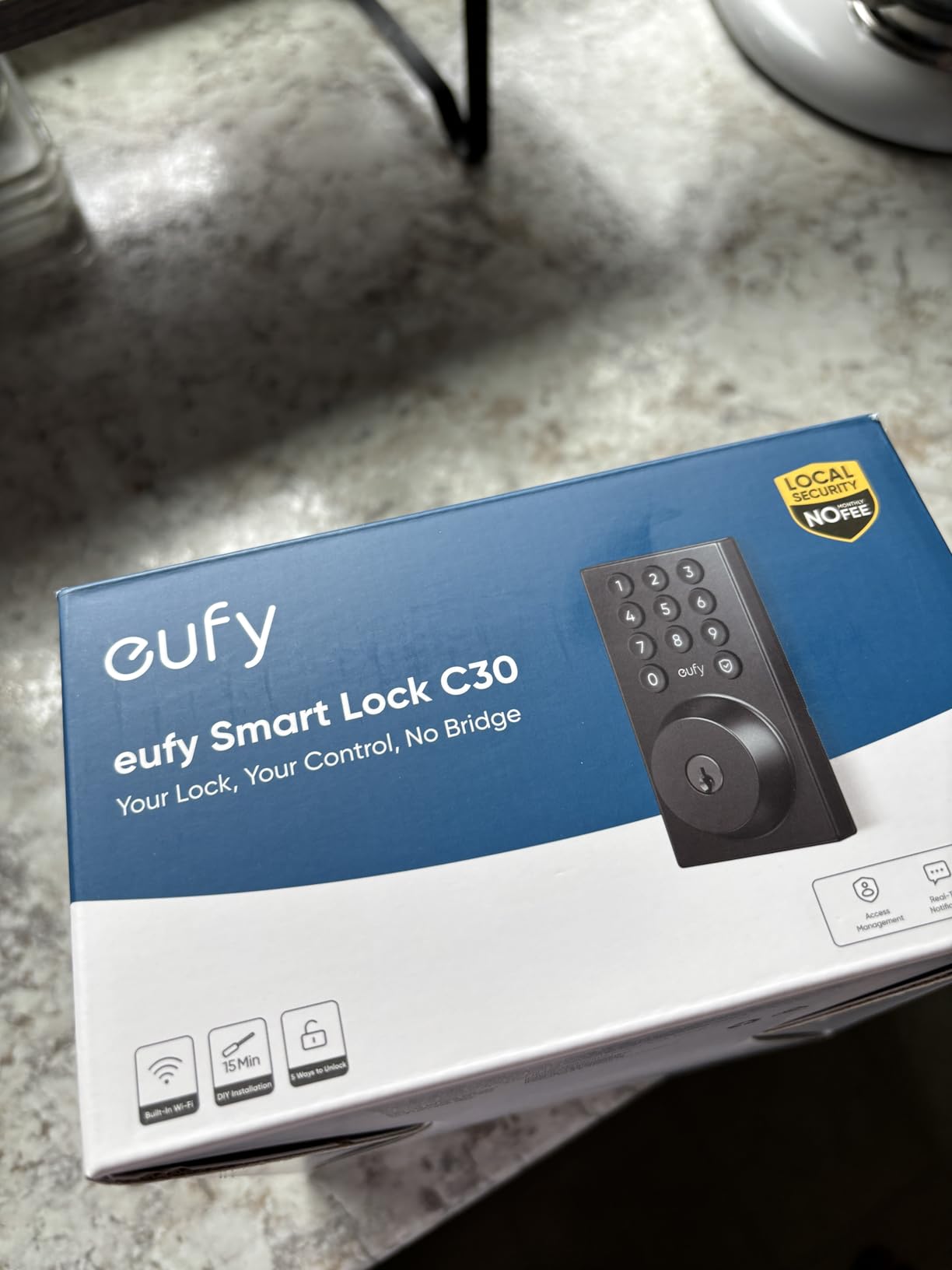 eufy Security Smart Lock C30, Keyless Entry Door Lock, Built-in Wi-Fi customer photo 2