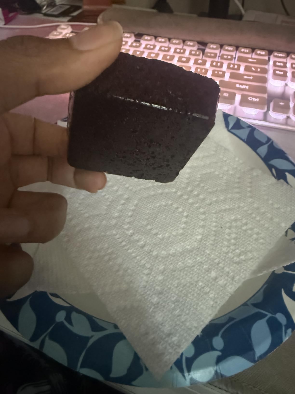 Mini Individual Square Brownie Pan with Dividers, Cream customer photo 2