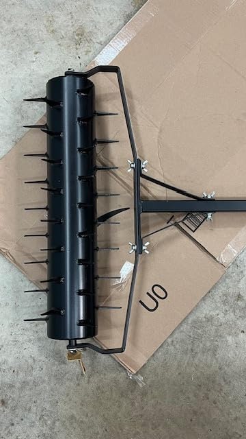 Seeutek 23Inch Rolling Lawn Aerator - Upgraded Heavy Duty Aerators customer photo 1