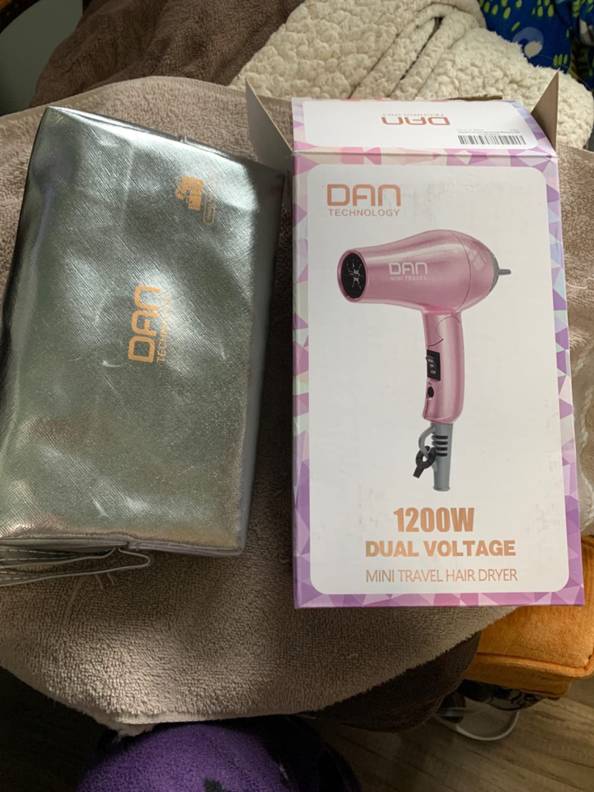 DAN Auto Dual Voltage Hair Dryer,Hair Blow Dryer,Compact Folding Blower customer photo 1
