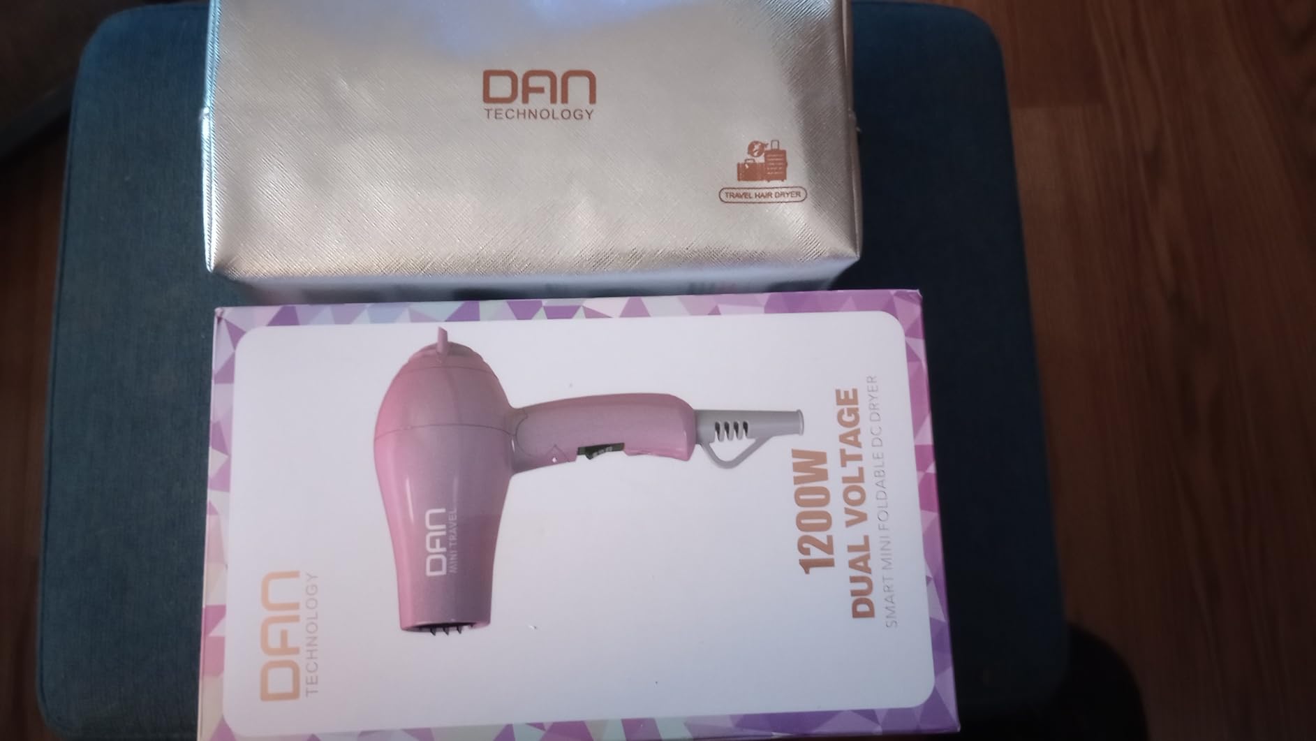 DAN Auto Dual Voltage Hair Dryer,Hair Blow Dryer,Compact Folding Blower customer photo 2