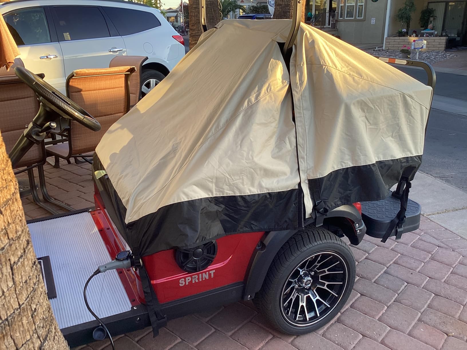 10L0L Waterproof Golf Cart Seat Cover for Yamaha EZGO Club Car Rain Covers customer photo 1