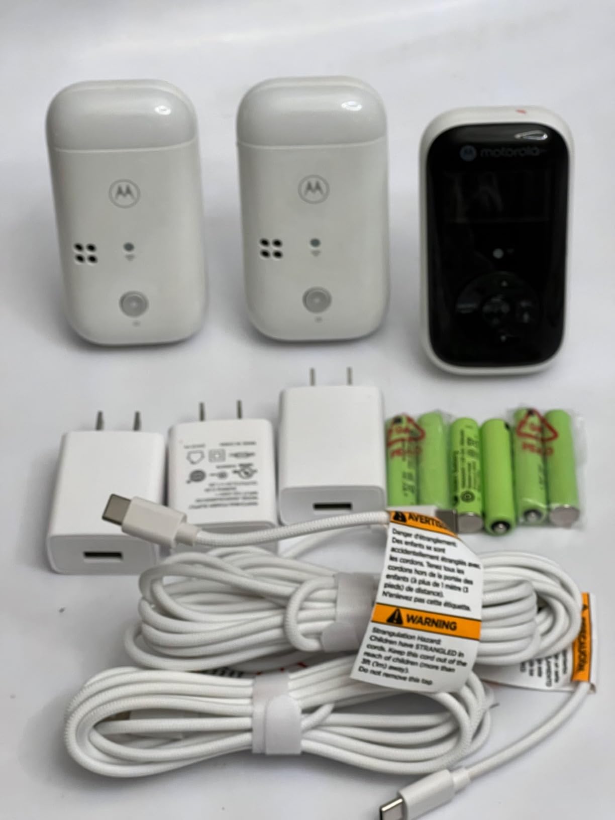 Motorola Nursery Dual Room Audio Baby Monitor, No WiFi, 2-Way Talk, Night Light, 1500ft Range, Portable Audio Only with Parent Unit & 2 Monitors, PIP15 customer photo 1