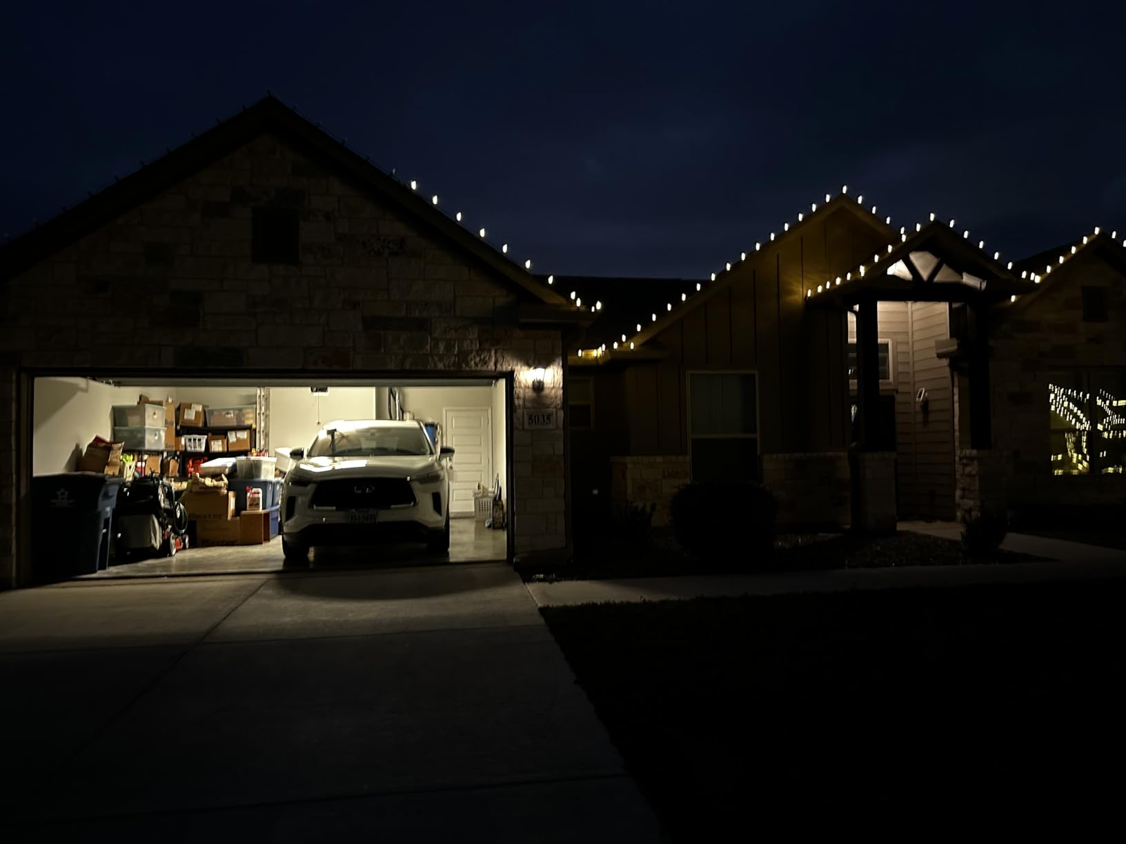 49FT 50 LED C9 Christmas Lights Outdoor Waterproof, Warm White customer photo 2