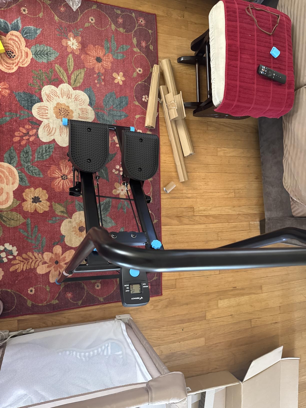 MERACH Stair Stepper with Adjustable Resistance, Foldable Stair Climber customer photo 2