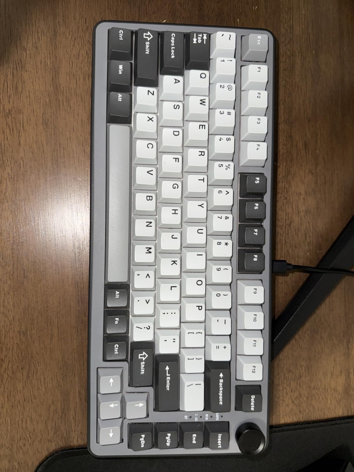 YUNZII B75 PRO 75% Wireless Mechanical Keyboard (Dark Grey,Cocoa V2) customer photo 1