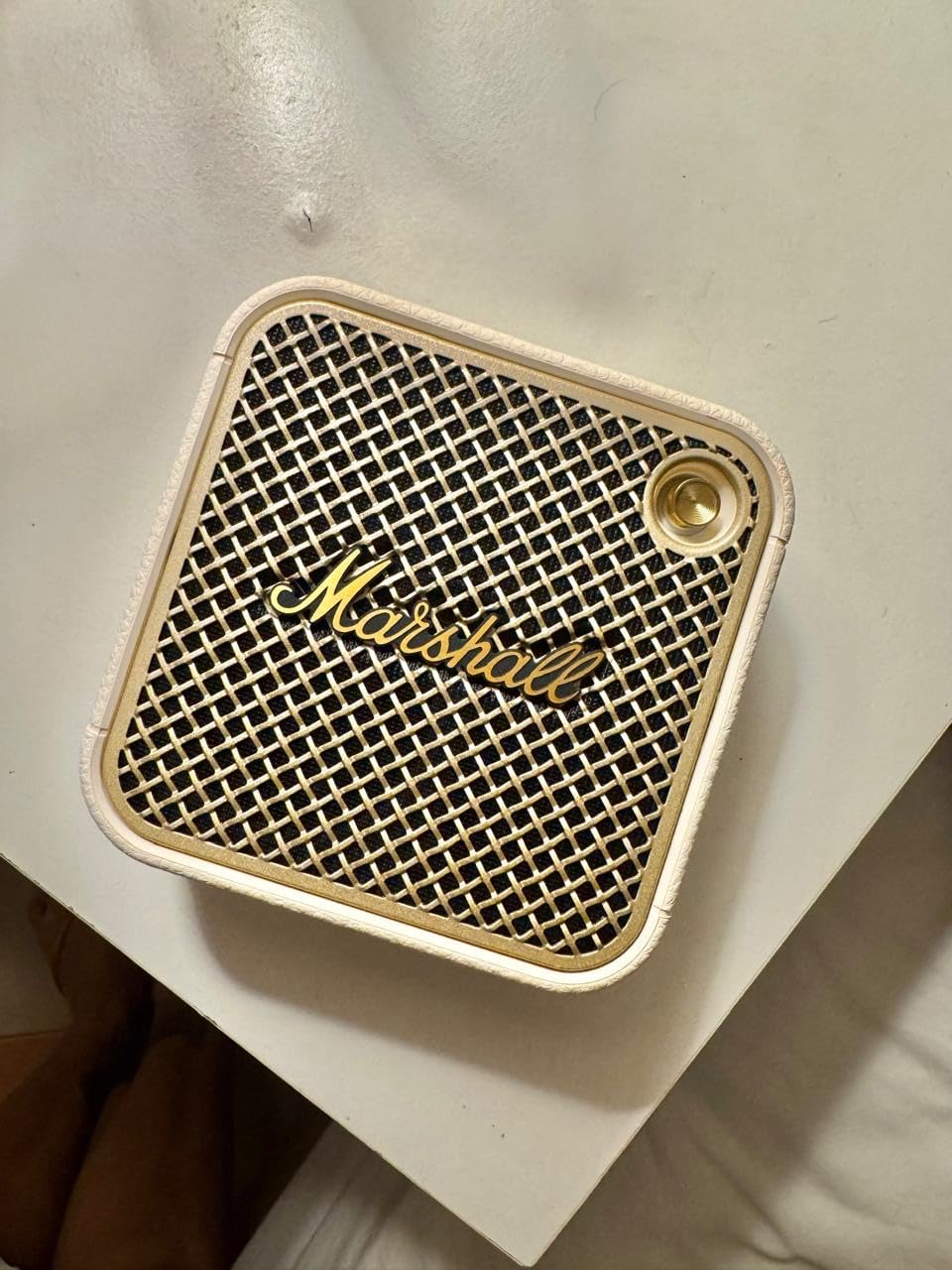 Marshall Willen II Portable Bluetooth Waterproof Speaker - Black and Brass customer photo 2