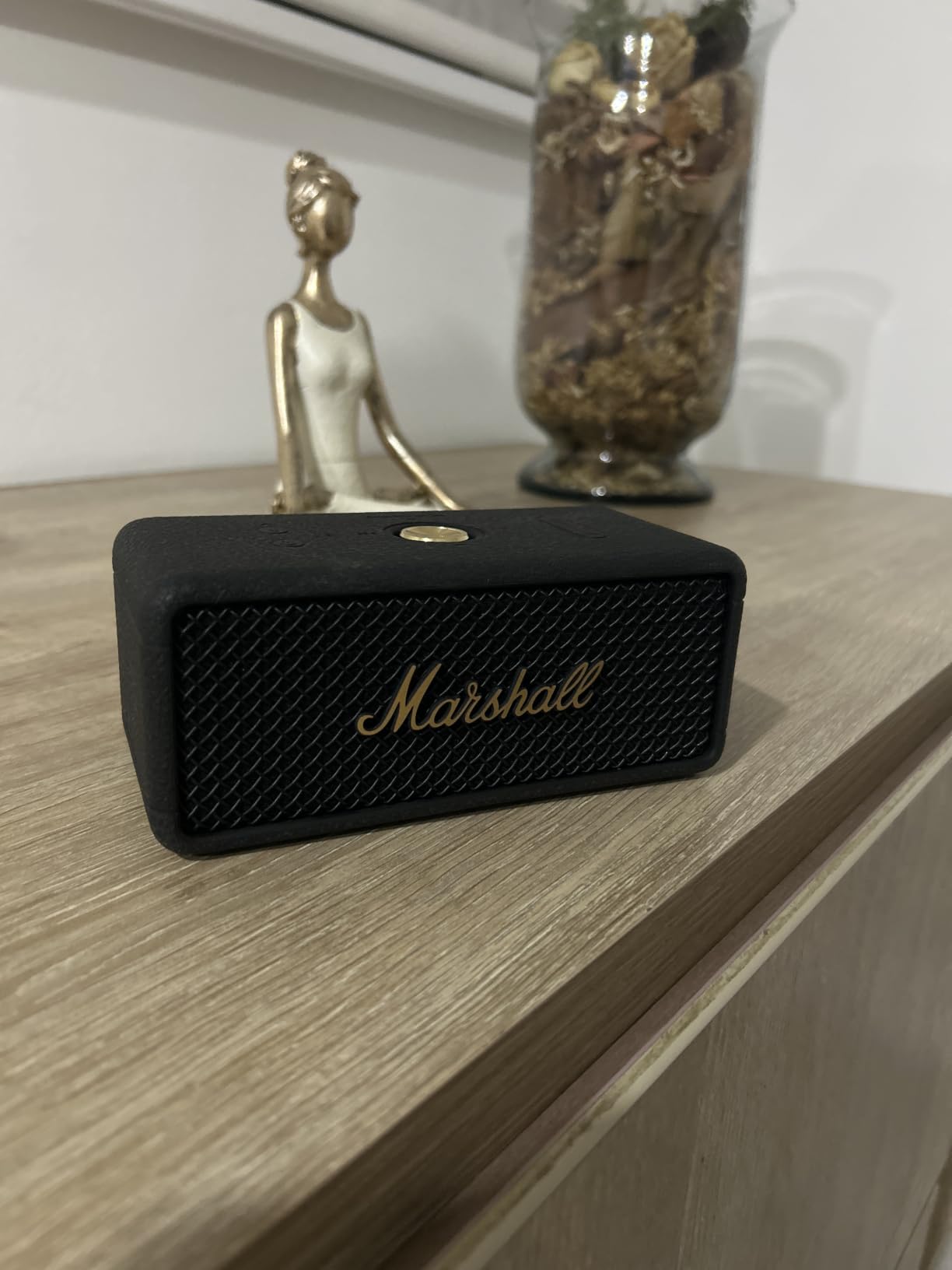 Marshall Emberton III Portable Bluetooth Waterproof Speaker - Black & Brass customer photo 2