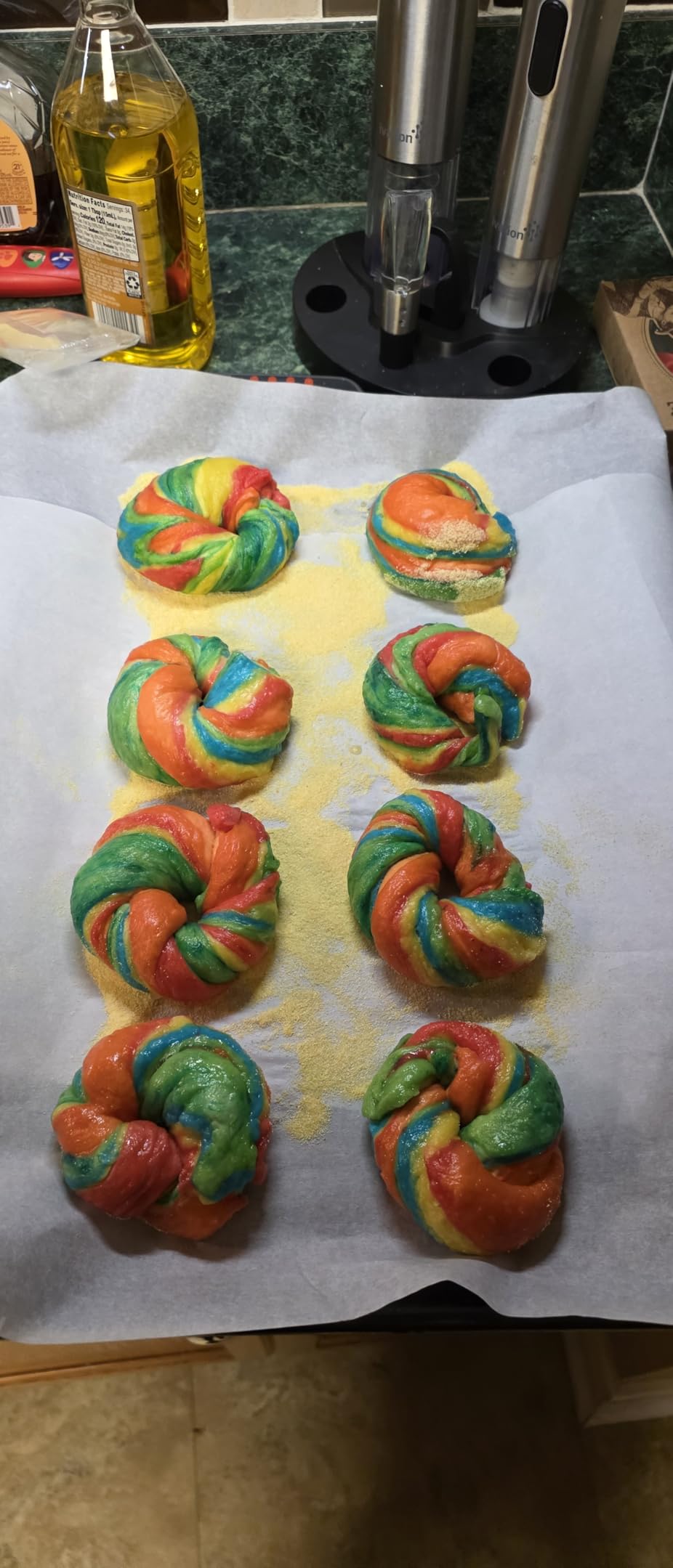 Baketivity Rainbow Bagel Kids Baking Kit with Pre-Measured Ingredients customer photo 1
