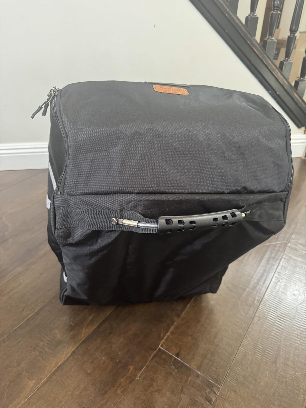 Infant Car Seat Travel Bag for Airplane Compatible with All Nuna Pipa Car Seat and Base,Chicco KeyFit 30 and Base, Padded Car Seat Bags for Air Travel,Car Seat Gate Check Bag with Side Pocket, Gray customer photo 1