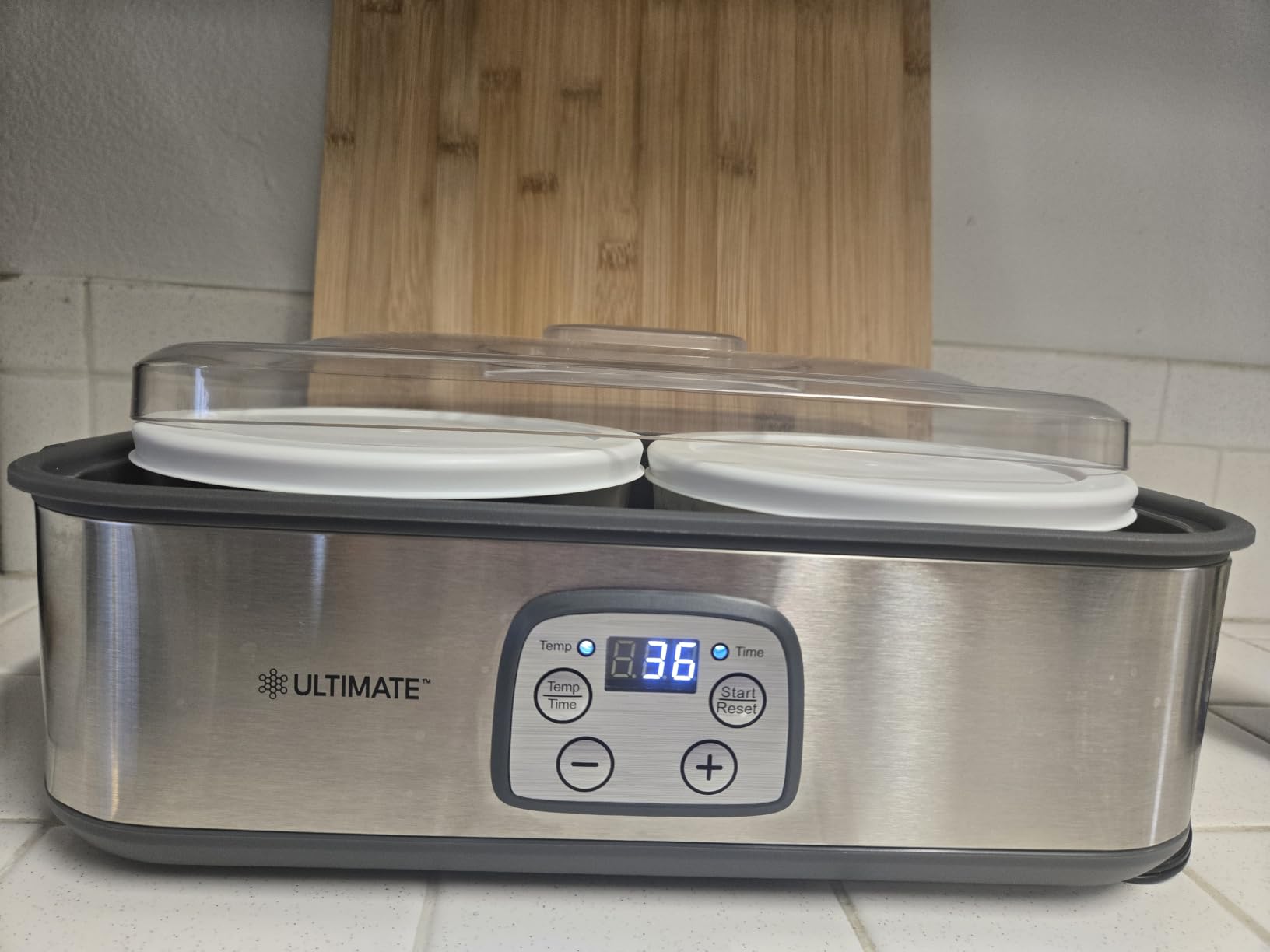 Ultimate Probiotic Yogurt Maker with Adjustable Temperature & Time Control - Make Trillions of Live Probiotics & Get Better Gut Health - ULTIMATE LIFETIME WARRANTY - Wellness Gifts for Men & Women customer photo 1