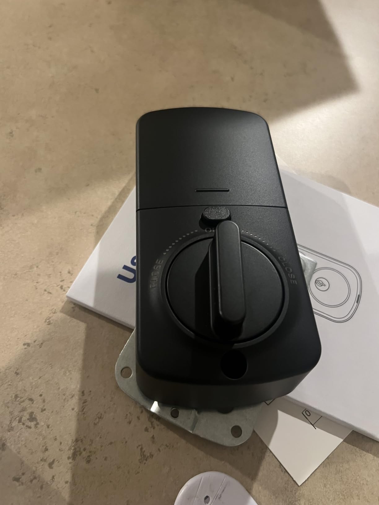 DESLOC B200 Fingerprint Smart Lock with 2 Lever Handles Set,Front Door Lock customer photo 1