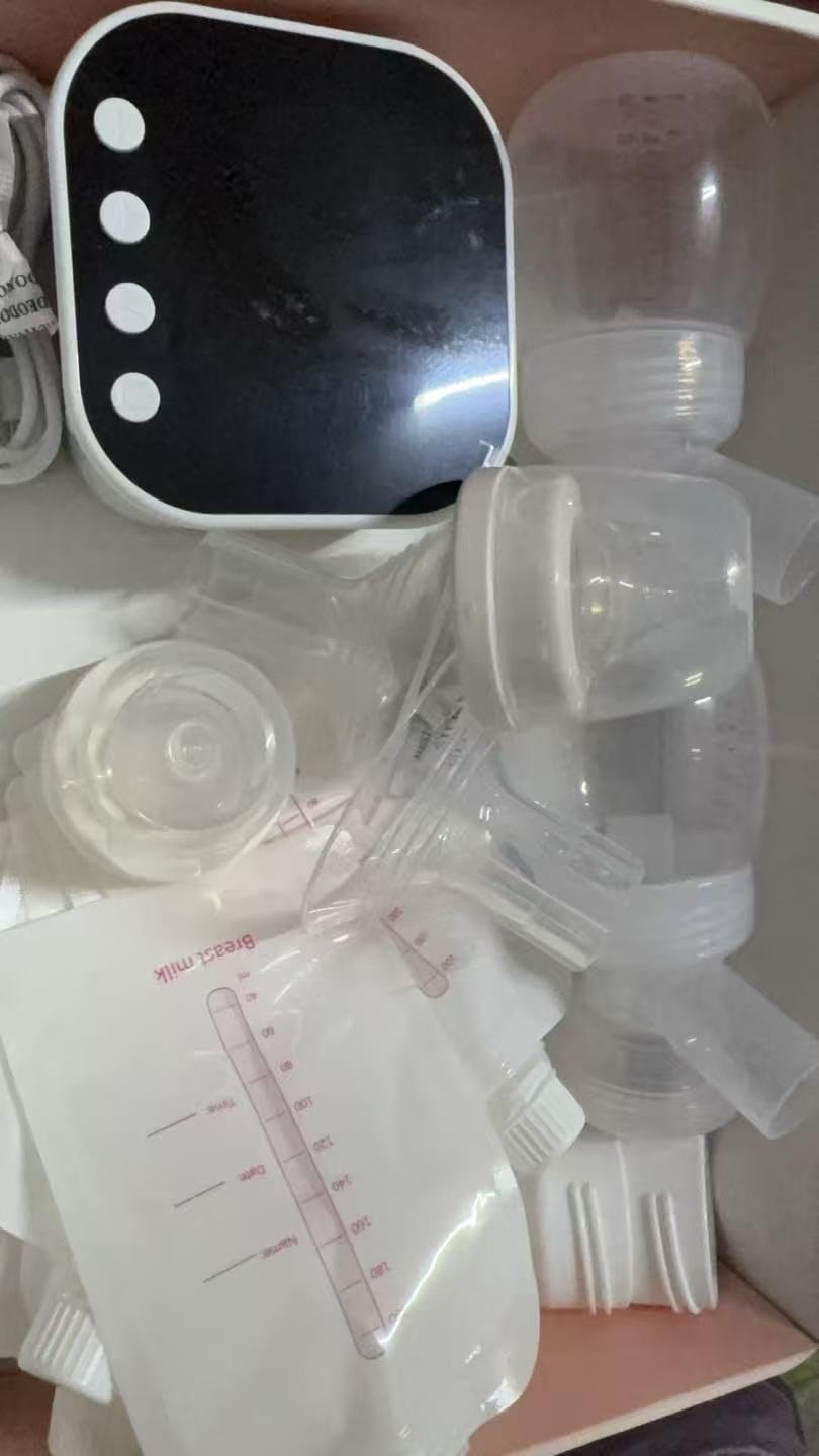 Lulia Double Electric Breast Pump, 4 Modes & 9 Levels Portable Breast Pumps customer photo 1