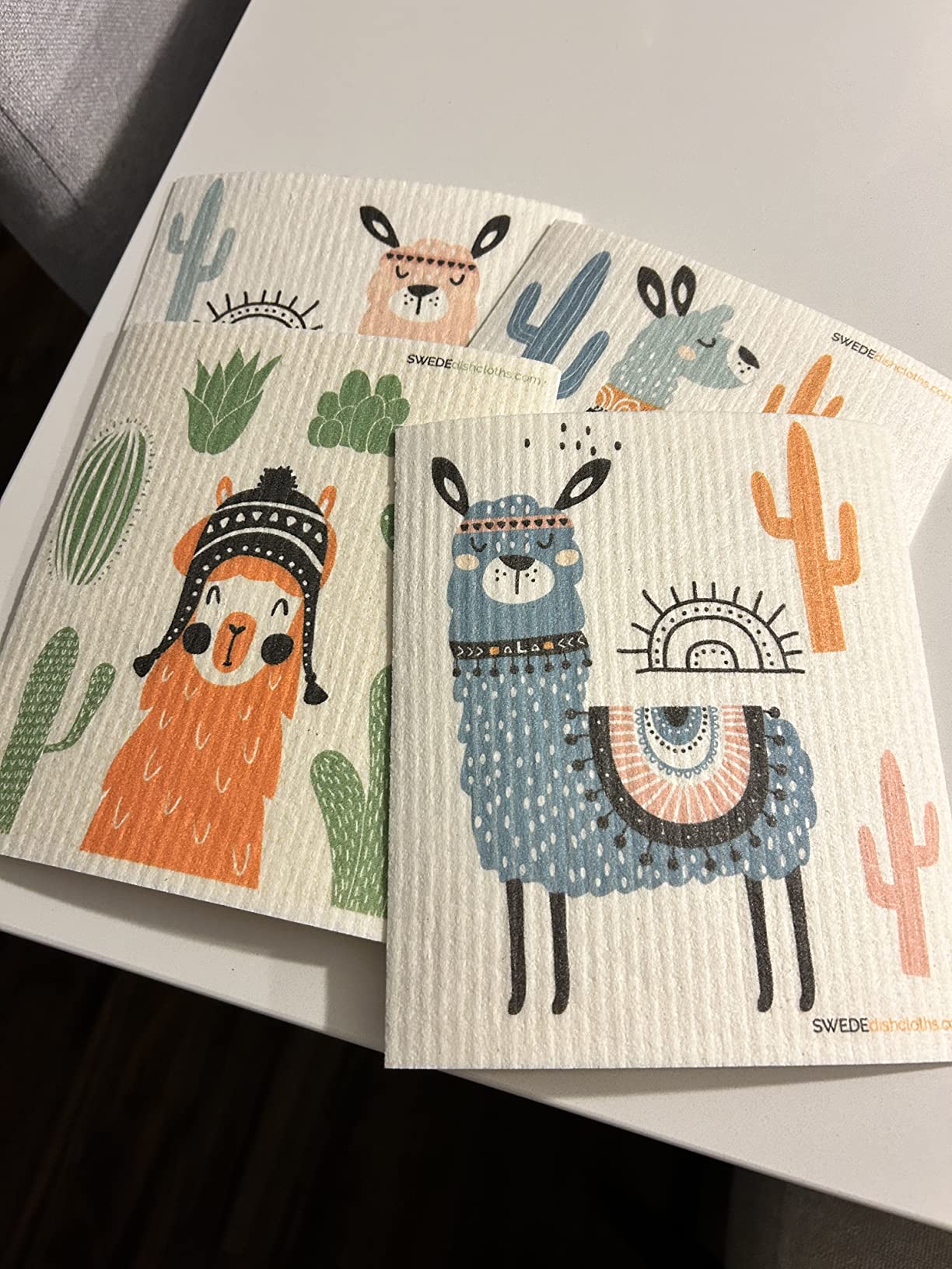 SWEDEdishcloths - Cellulose Sponge Dish Towels - Mixed Set of 6 (One of Each Design) Humingbirds Swedish Dish Cloths customer photo 1