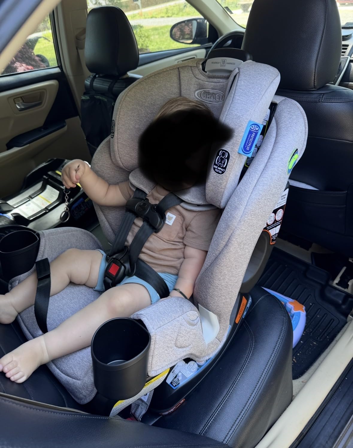 Graco Extend2Fit 2-in-1 Convertible Car Seat, Redmond customer photo 1