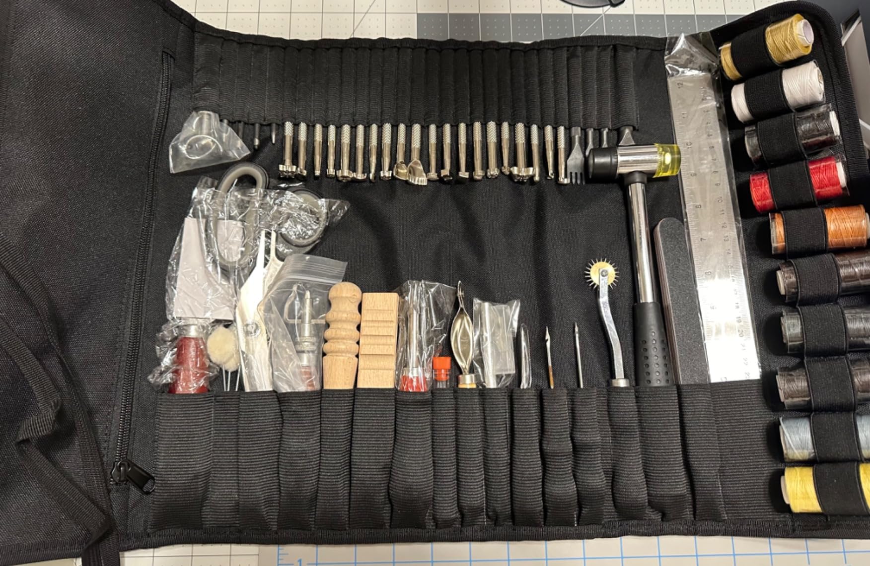 Nicpro 160PCS Upgrade Leather Tooling Professional Kit with Storage Handbag customer photo 2