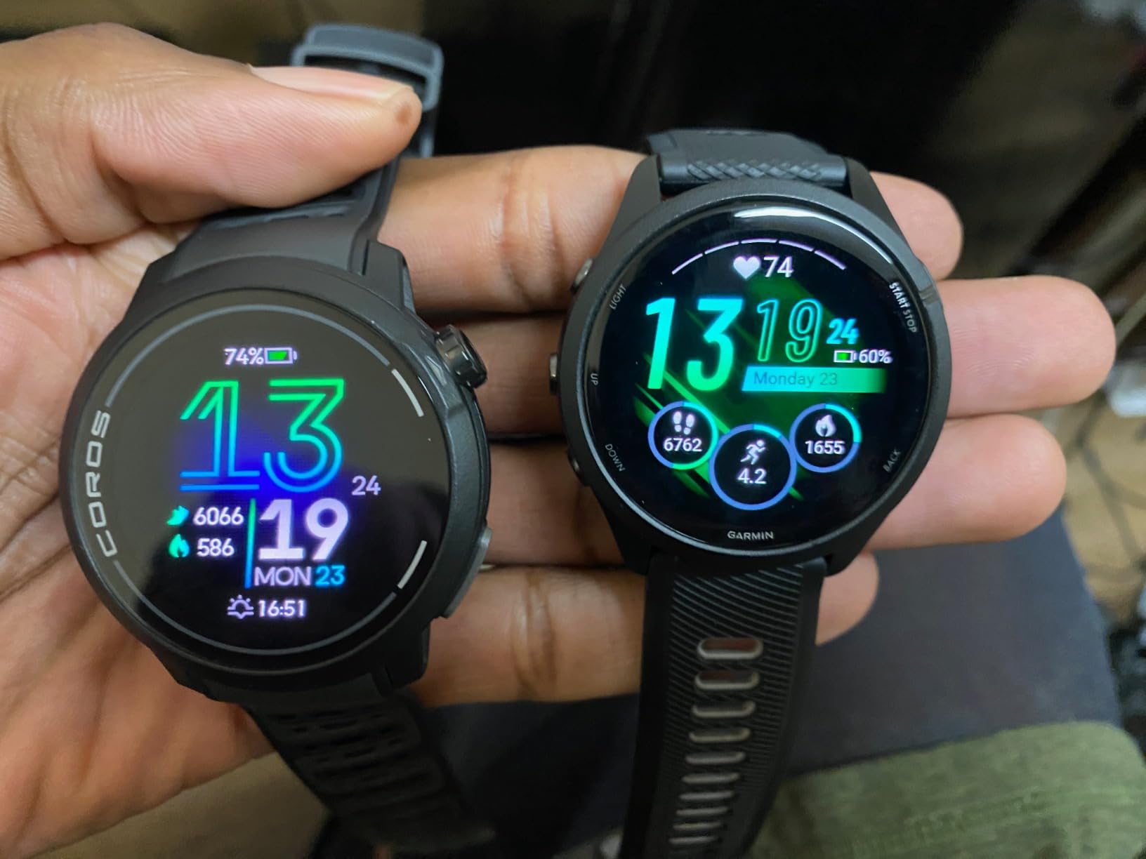 COROS PACE Pro GPS Sport Watch, 1.3-inch AMOLED Touchscreen - Blue customer photo 1