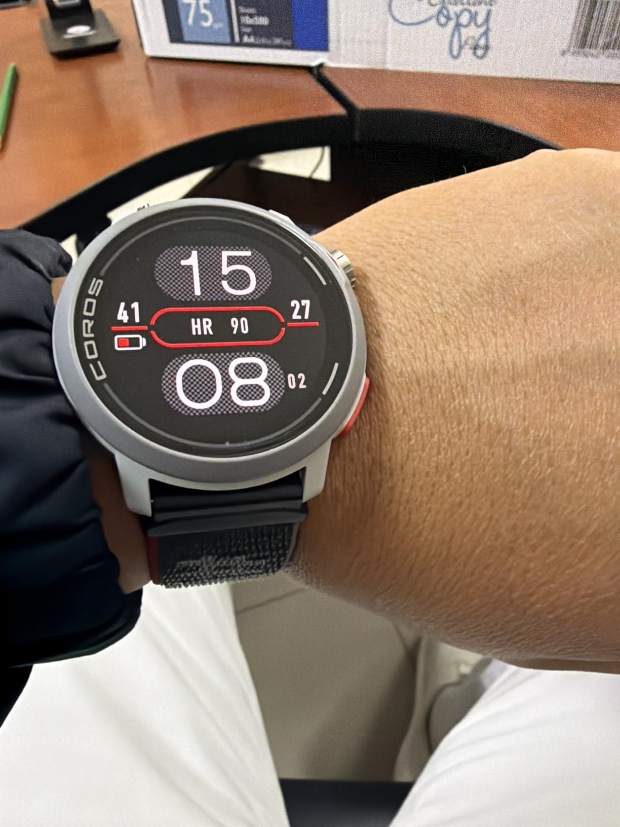 COROS PACE Pro GPS Sport Watch, 1.3-inch AMOLED Touchscreen - Blue customer photo 2