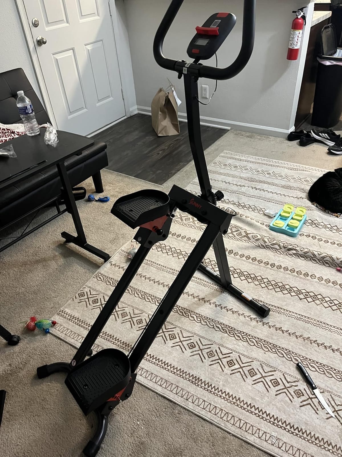 Sunny Health & Fitness Stair Stepper & Climber Exercise Equipment for Home Workout, Compact Cardio Training Machine customer photo 1