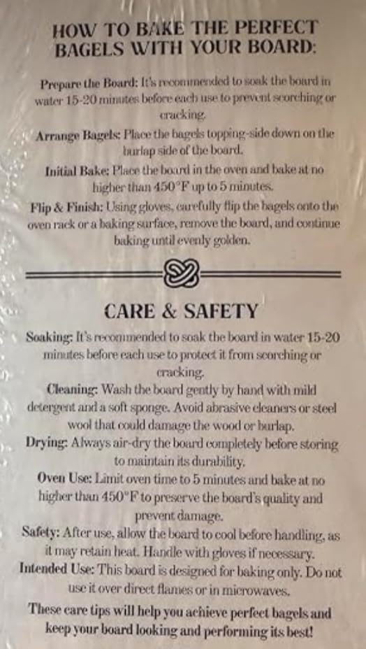 Bagel Baking Boards 3-Pack | 15.7 x 3.5 x 0.8