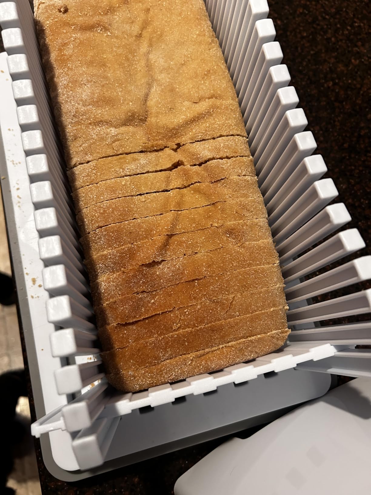 CAWIU Bread Slicer for Homemade Bread, Adjustable Width Bread Slicing Guide customer photo 2