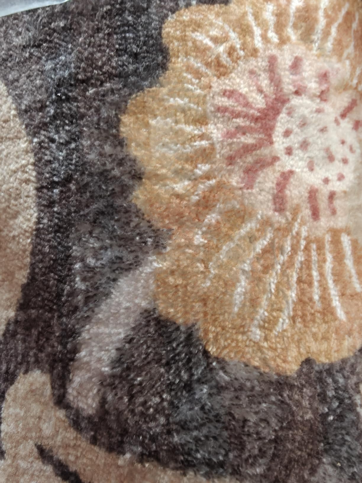 Washable Dark Green Rug for Living Room - 9x12 Large Area Rug for Dining Room Under Table, Bedroom, Soft Low Pile Non-Slip Stain Resistant Carpet - Vintage Floral Design (9x12 Dark Green) customer photo 1
