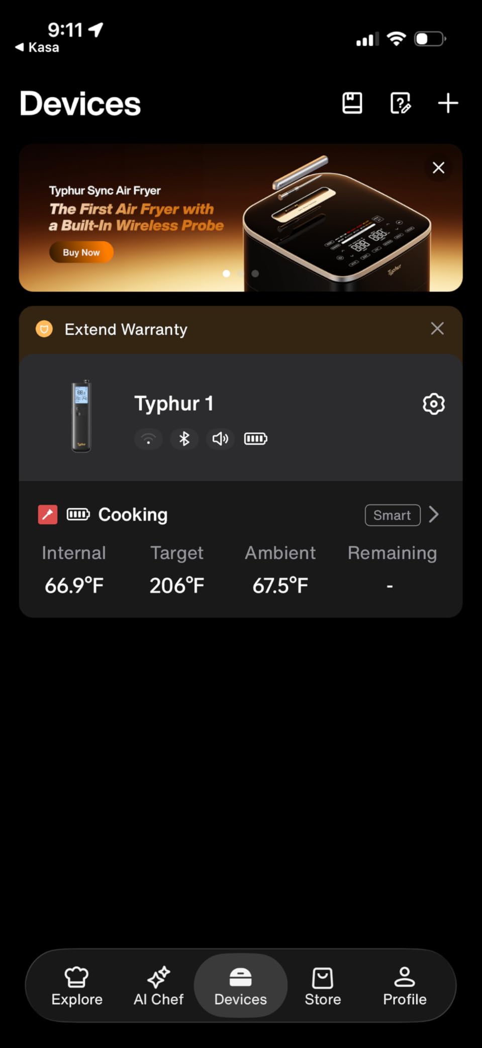 Typhur Sync Gold Gen2 Sub-1G Wireless Meat Thermometer with 6 Sensors & LCD customer photo 2