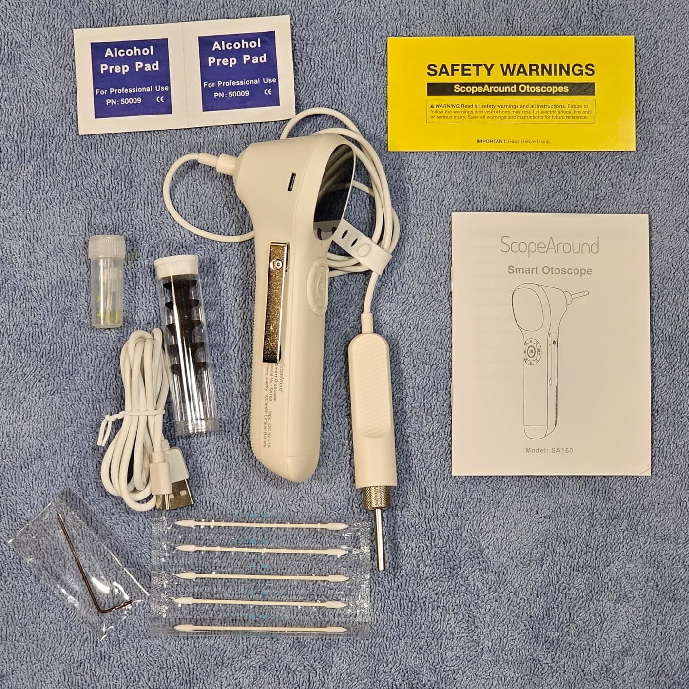 Otoscope with Light, No App Needed, HD Screen, Ear Scope Camera for Family customer photo 1