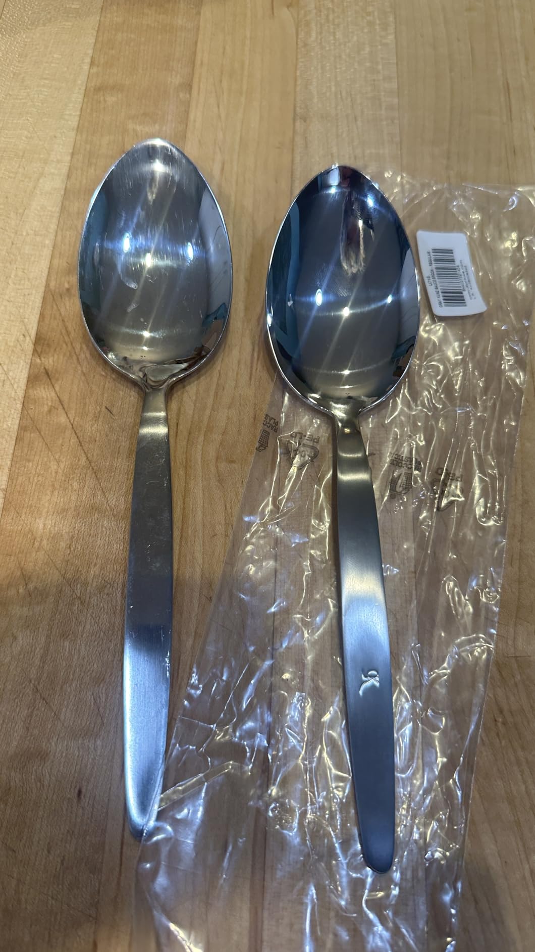 Chef Kunz Spoon | Silver Stainless Steel 2 Tbsp Basting Spoon, 9 Inch Solid Sauce Spoons, Big Serving Spoons Stainless Steel, Plating & Quenelle & Cooking customer photo 2
