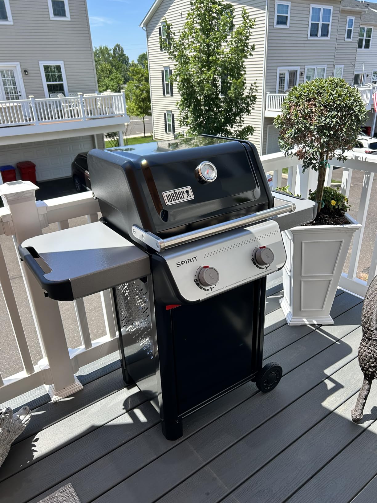 Weber Spirit E-210 Gas Grill, 2 Burners, Propane, Black customer photo 2