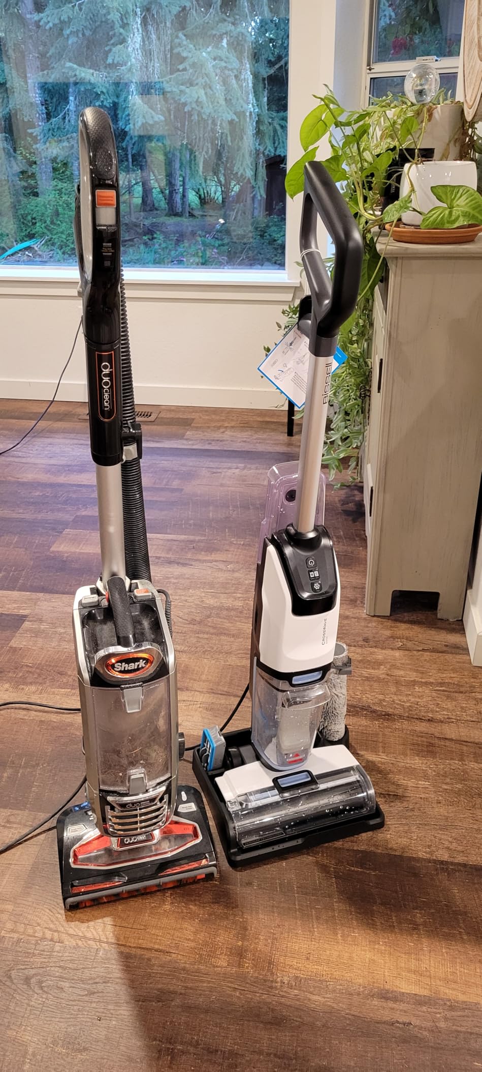 Bissell CrossWave Edge Zero-Gap Wet Dry Vacuum Mop, 4111A | Powerful suction for tile floors and stain removal; zero-gap edge reaches baseboards and corners customer photo 1
