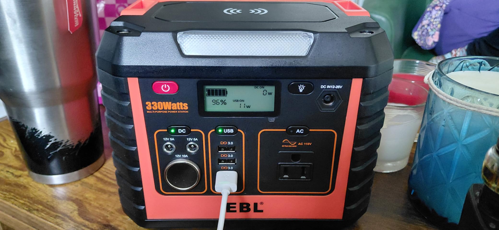EBL 2400W Portable Power Station LiFePO4 Battery for Home Use customer photo 2