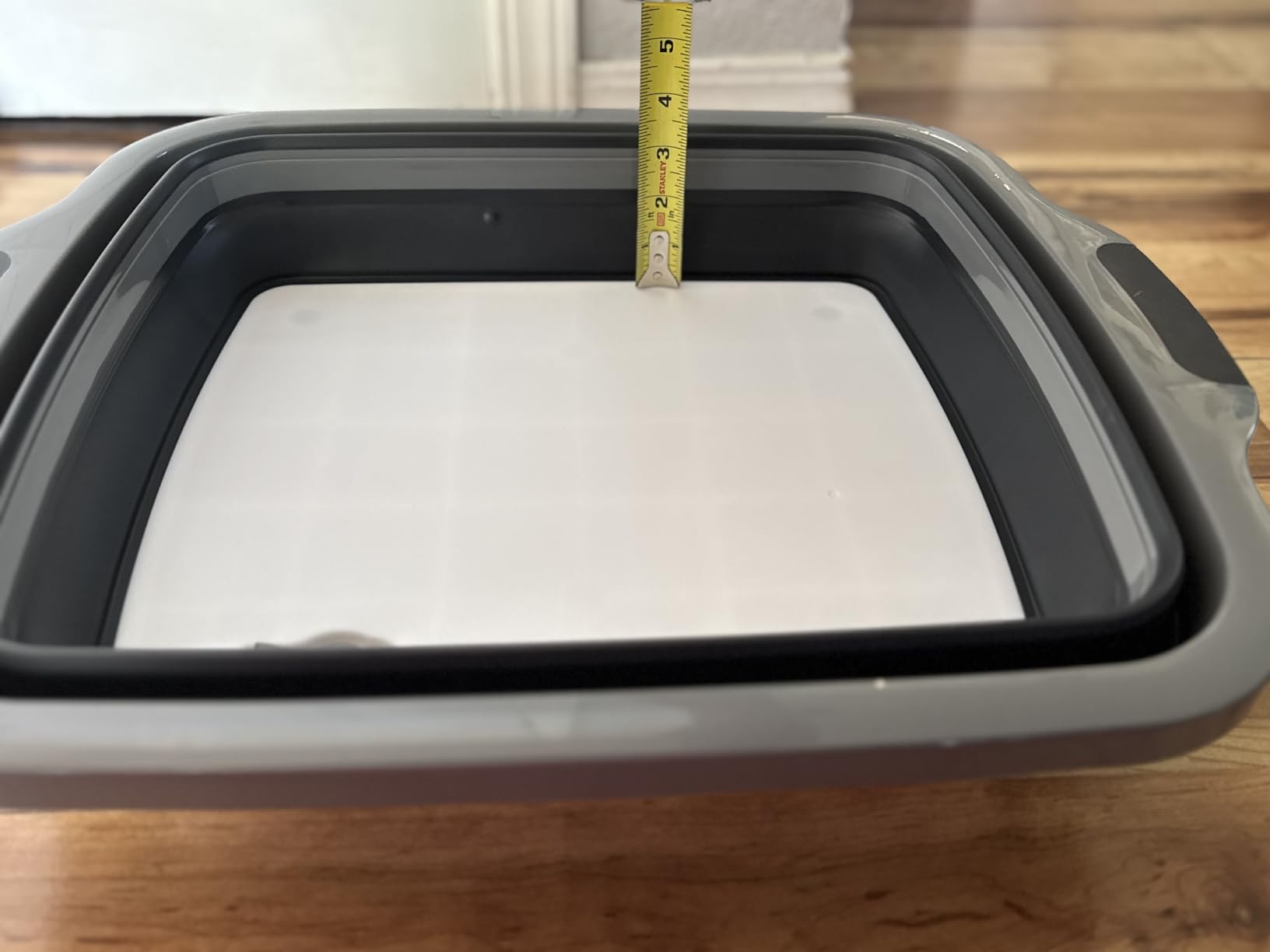 2-Pack XL Collapsible BBQ Prep Tub with Built-In Cutting Board, Lid & Strainer – Marinate, Drain & Prep – Large Food-Safe Container – Perfect for Grilling, Smoking & Outdoor Cooking (Black) customer photo 2