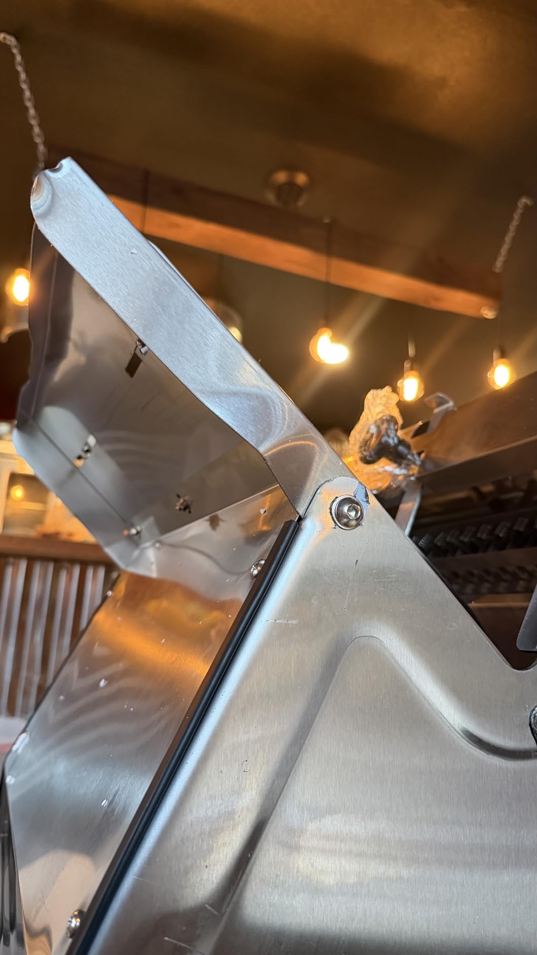 Commercial Bread Slicer 370W Stainless Steel Electric Cutter 12mm Blade customer photo 2