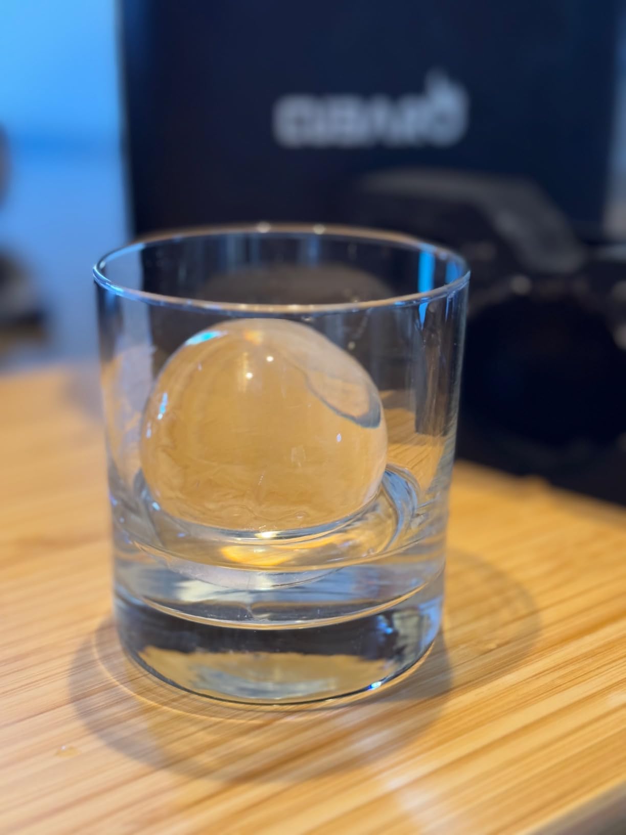 Clear Ice Ball Maker - Round Ice Cube Mold, 8 Spheres, 2-Inch by CUBARO customer photo 1