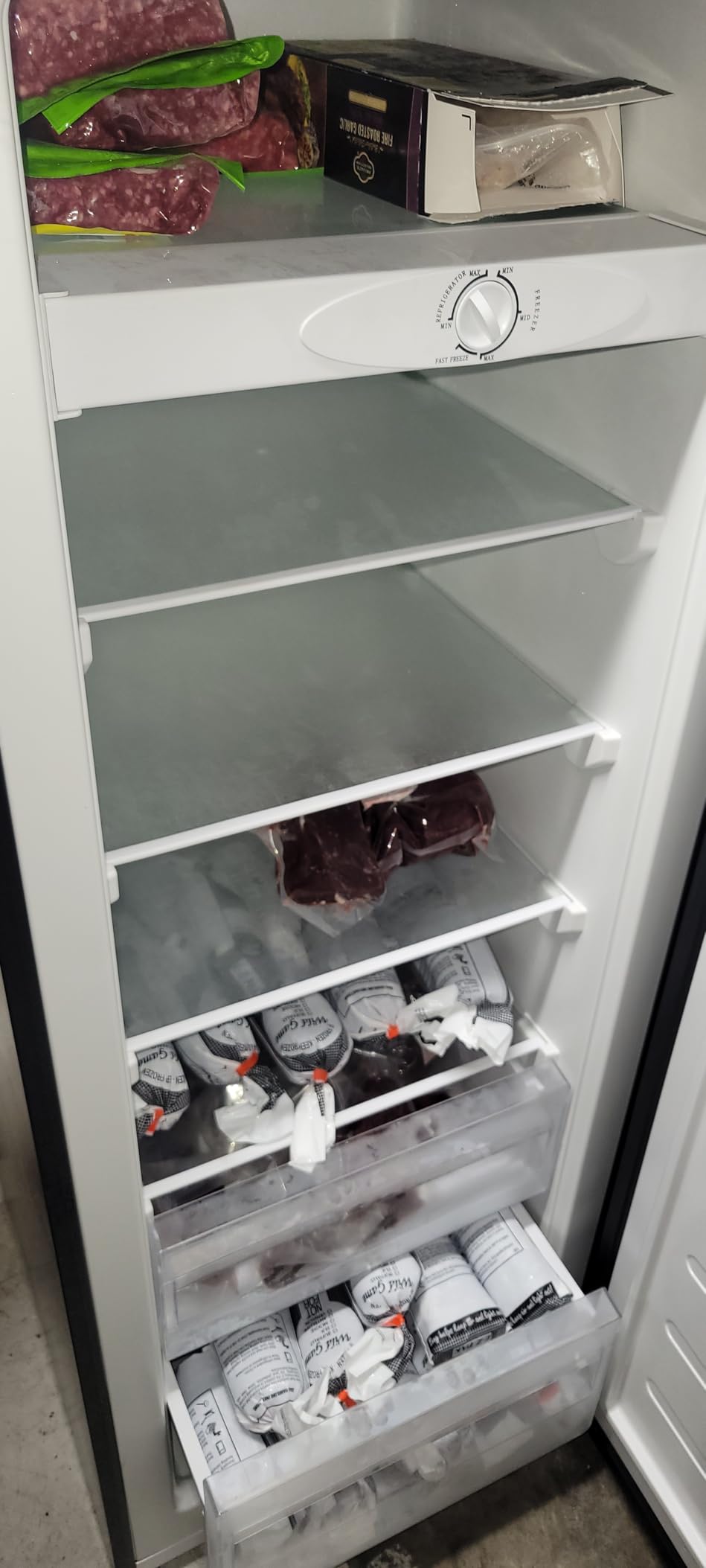BANGSON 7.0 Cu.ft Upright Freezer, Convertible Freezer/Refrigerator, Silver customer photo 1