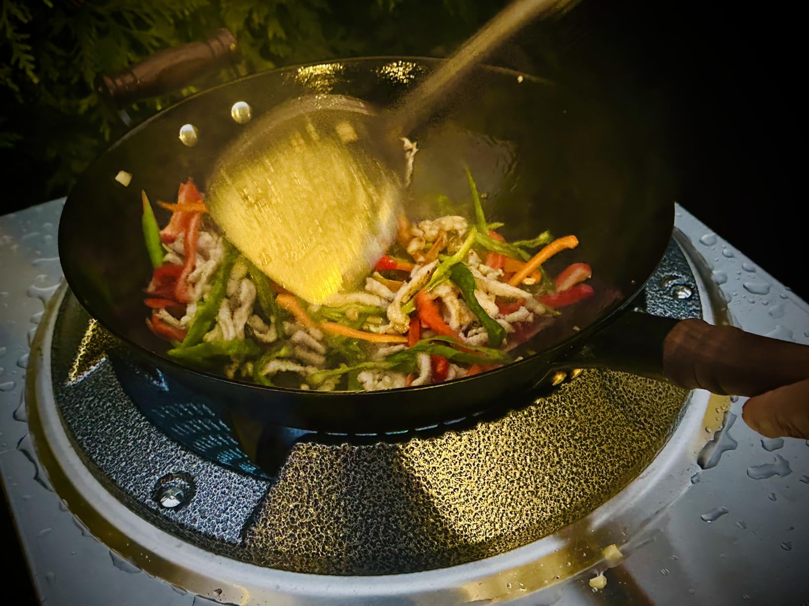 Concord Professional Vortex Burner Stainless Steel Commercial Wok Range Single Burner Outdoor Propane Stove. Great for Stir Fry, Outdoor Kitchen, Asian Cuisine customer photo 2