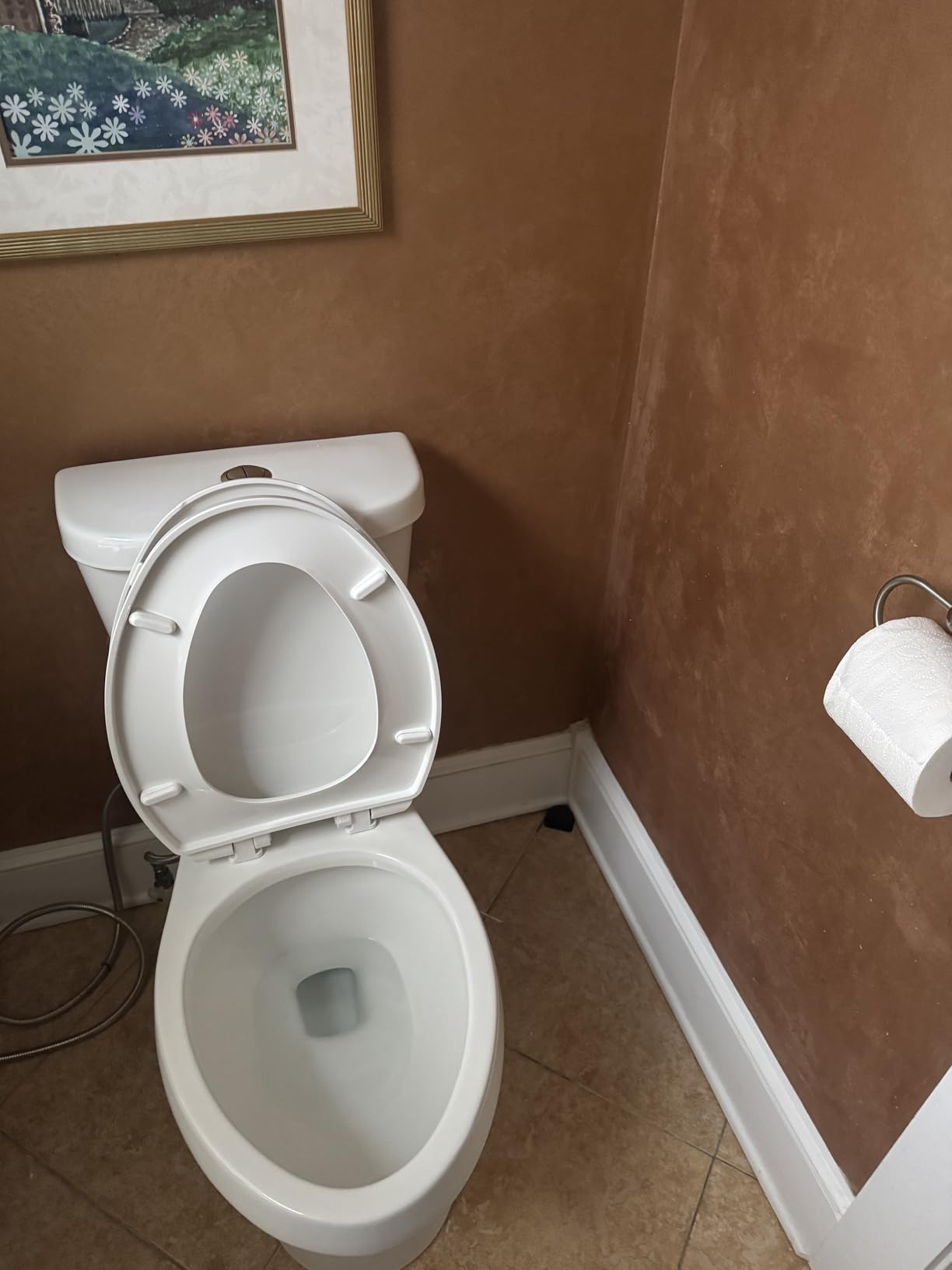 HOROW 17 Inch High Round Toilet with ADA Chair Height, Two Piece Toilet with 1.1/1.6 GPF Dual Flush, MAP 1000g, Extra Tall Bowl for Tall Person & Seniors, HR-R17D customer photo 1