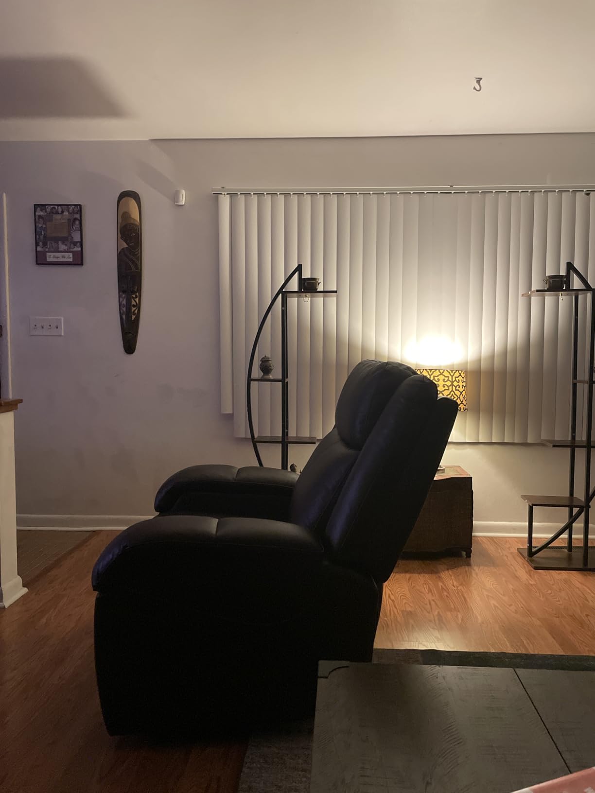 Watson & Whitely Genuine Leather Wall Hugger Power Recliner, Cream customer photo 1