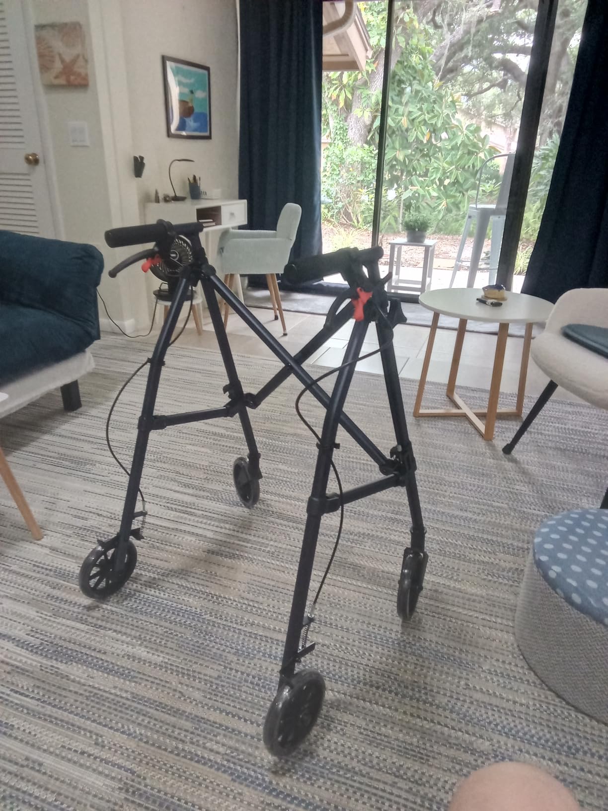 Vive Mobility Lightweight Walker for Seniors - Narrow, Folding Walker customer photo 2