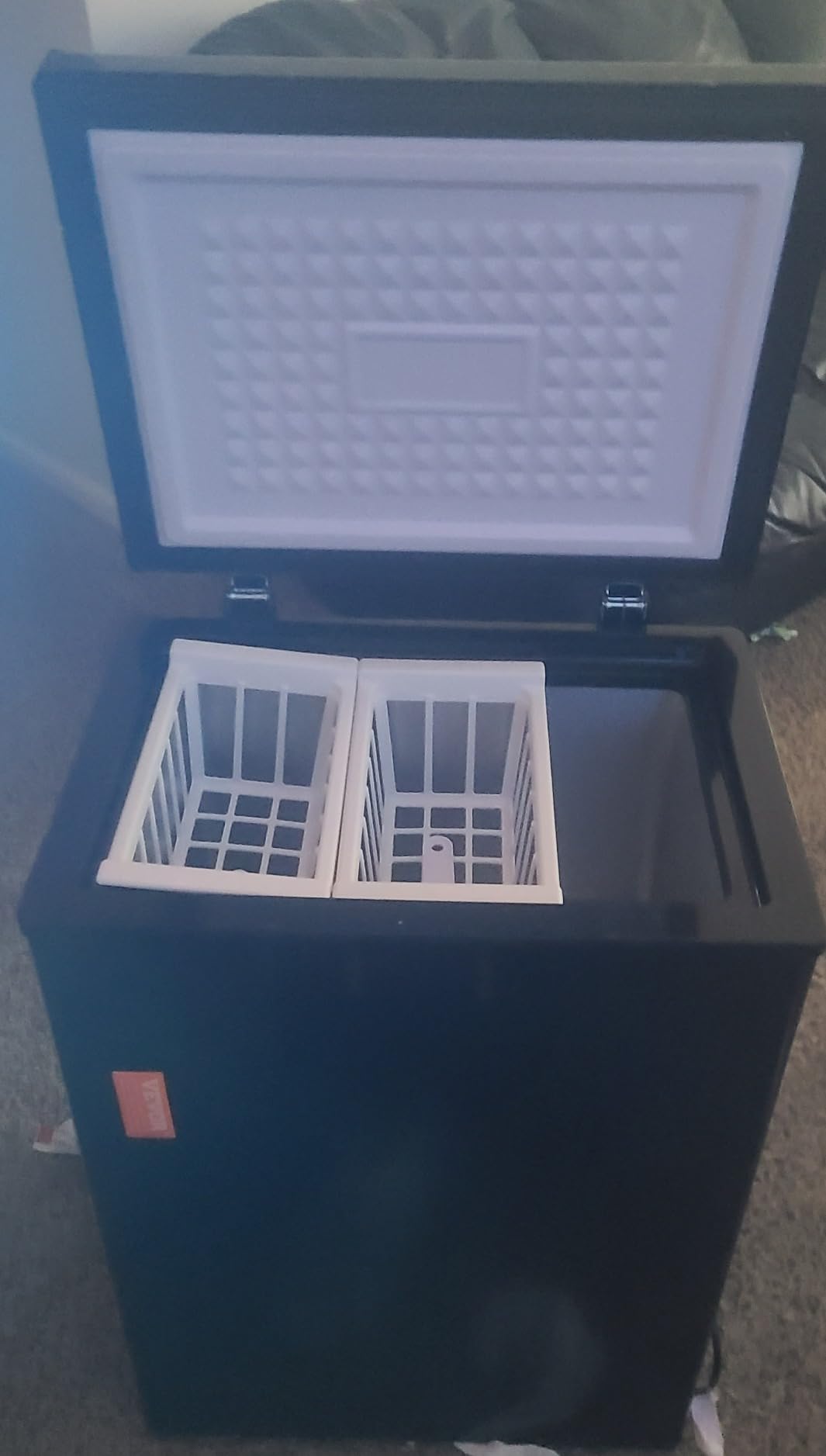 VEVOR Chest Freezer, 17.2 Cu.ft Large Deep Freezer with 4 Removable Baskets, Freestanding Top Open Door Commercial Chest Freezers with 7-Level Adjustable Temp, LED Lighting,Locking Lid, 6 Wheels customer photo 2