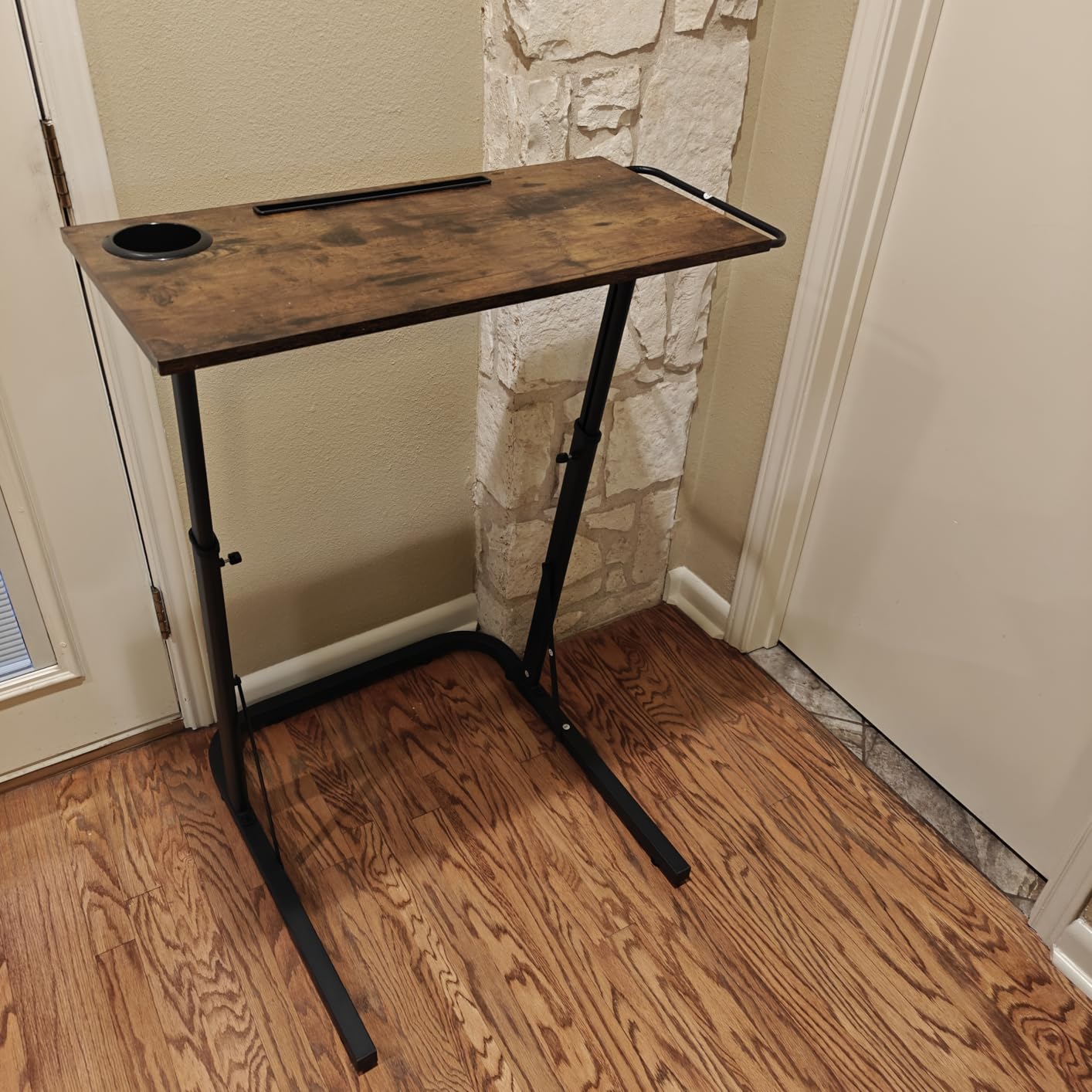 VTORY Adjustable Height Standing Desk for Walking Pad Treadmill，for Cycling customer photo 1