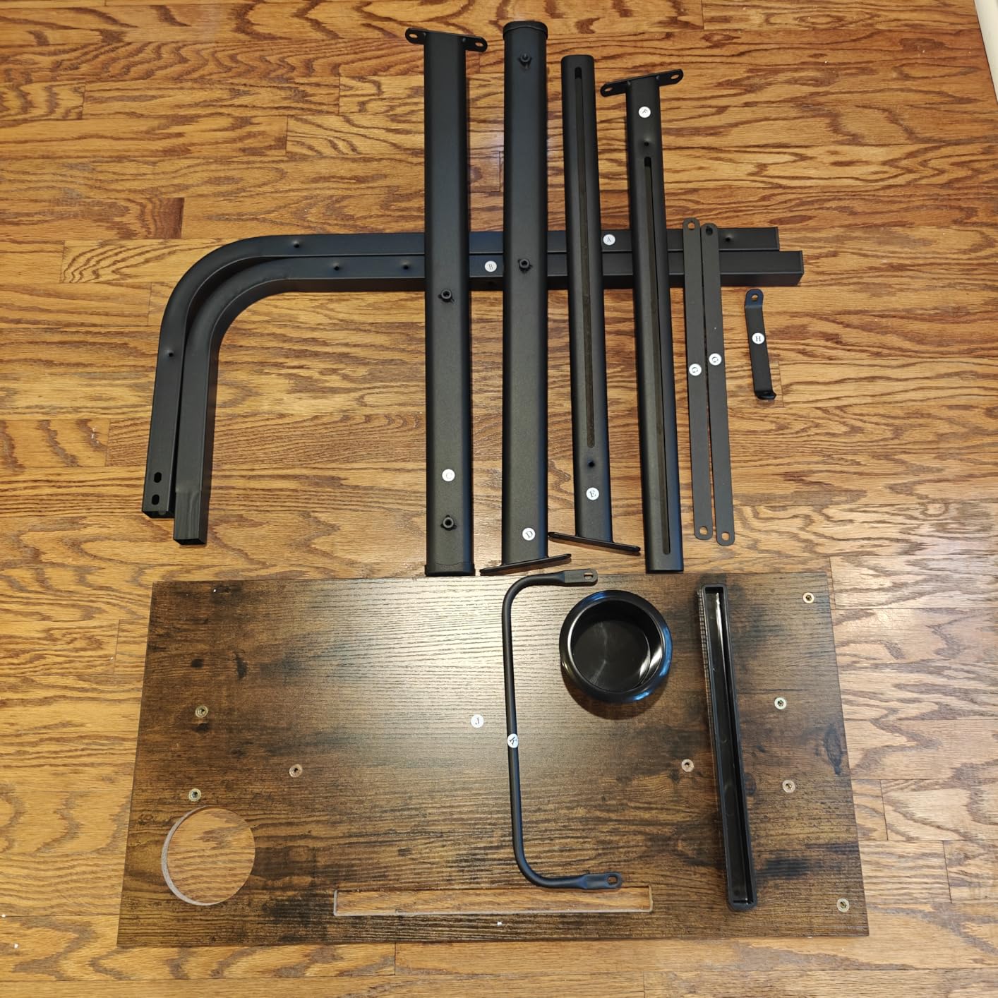VTORY Adjustable Height Standing Desk for Walking Pad Treadmill，for Cycling customer photo 2