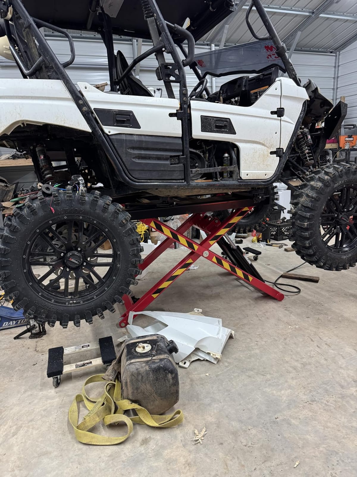 AK-X66 6000LBS Car Lift Portable Mid Rise Scissor Lift Auto Lift 48