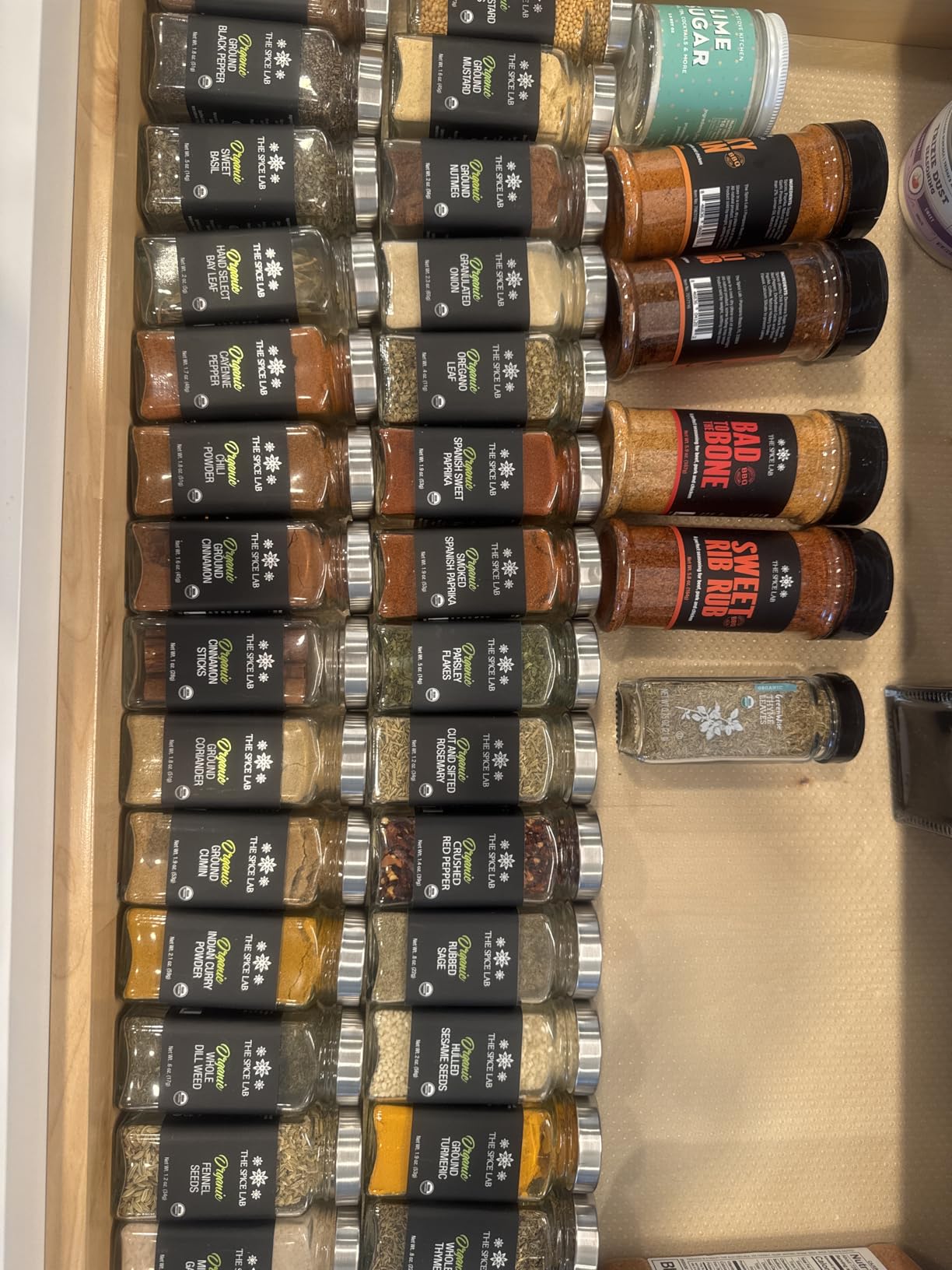 The Spice Lab Organic Spices and Seasonings Set, 24 Jars Spice Variety Pack customer photo 2