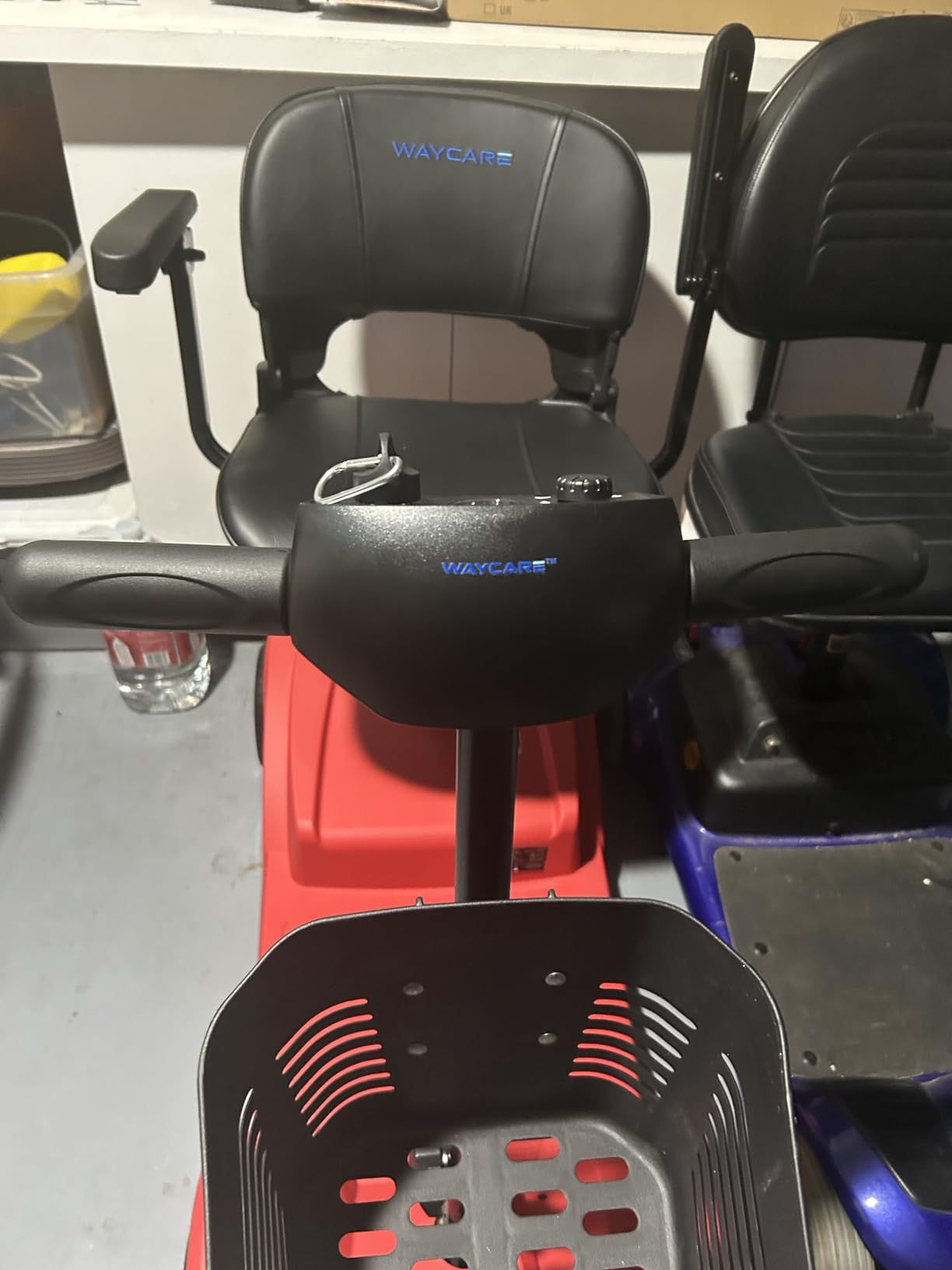 WAYCARE Mobility Scooter for Adults & Seniors, 330 lb 15-20 Mile Range Blue customer photo 1