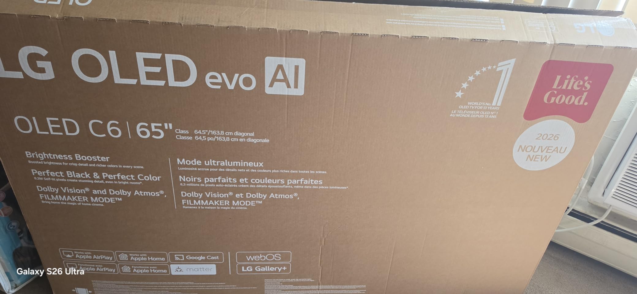 LG 77-Inch Class OLED evo AI 4K C5 Series Smart TV w/Dolby Atmos, Dolby Vision, HDR10, AI Super Upscaling 4K, Filmmaker Mode, Wow Orchestra, Alexa Built-in (OLED77C5PUA, 2025) customer photo 1