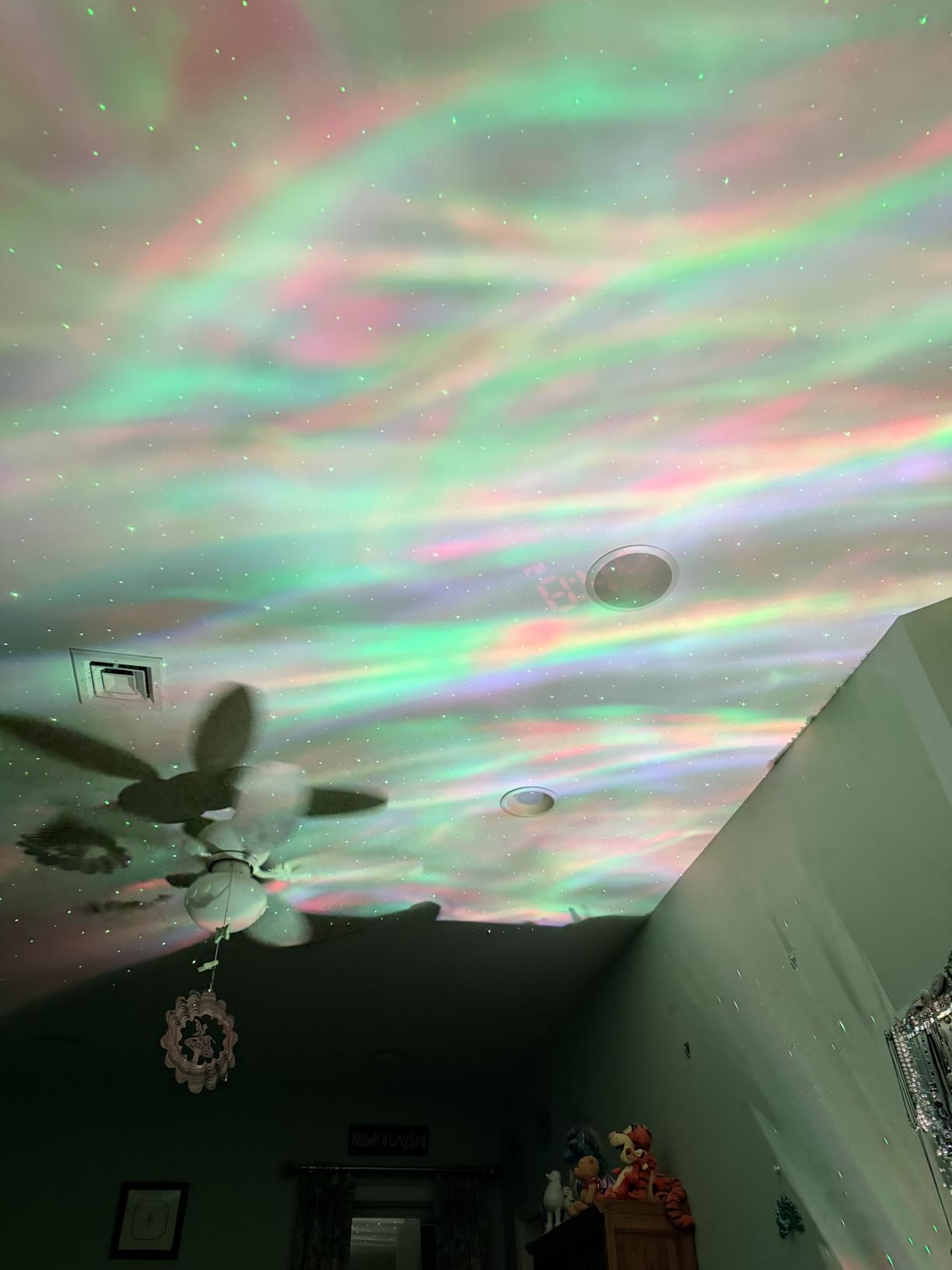 Star Projector,Northern Lights Projector,with Bluetooth Speaker,White Noise customer photo 1