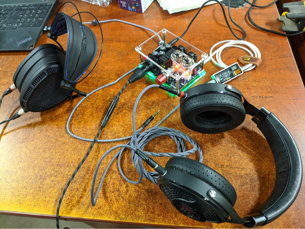 Apos Gremlin Headphone Amp Headphone Tube Amplifier, Class A Balanced Tube Amp, Replaceable Tubes 12au7, 6922/XLR, 4.4mm Balanced Interface. Amp for HiFi Desktop Speakers, Loved By Audio Enthusiasts customer photo 2