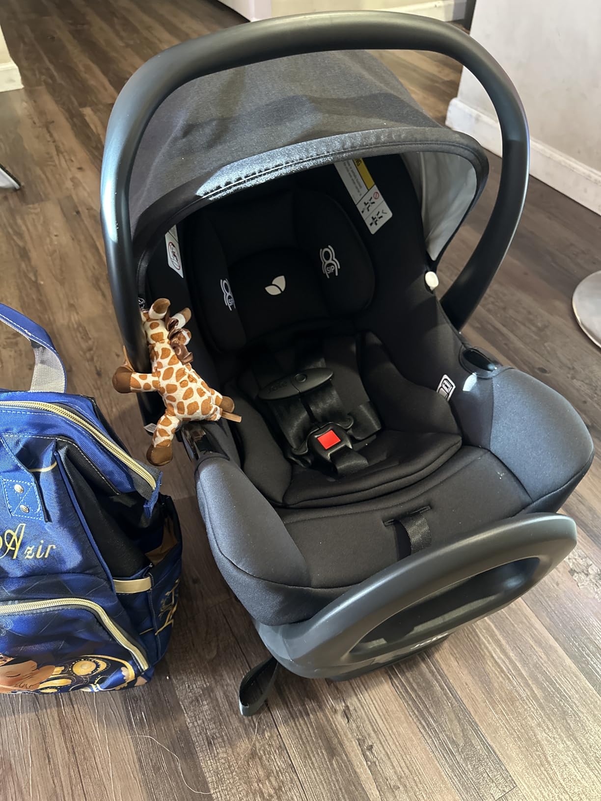 Joie Baby Rue Infant Car Seat & Anti-Rebound Base, Lightweight, Lightweight Infant Car Seat with UPF 50+ Canopy for Newborns and Infants, Travel System Compatible customer photo 1